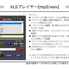 XLSプレイヤー[mp3/wav]