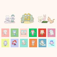 ゆるいミニキャラたち