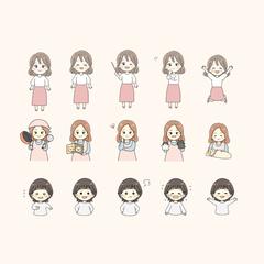 SNS用ミニキャラ