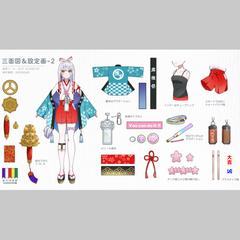 キャラデザ設定画