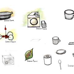 周りのもの｜スケッチ