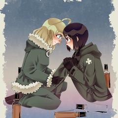 少女終末旅行_チトとユーリ