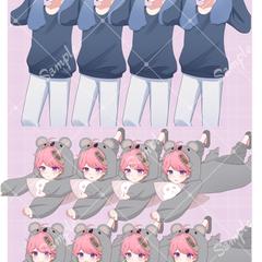 歌い手グループ どるれく みそら様 ショートアニメ用イラスト