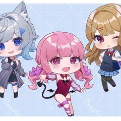 一次創作 デフォルメキャラクターイラスト