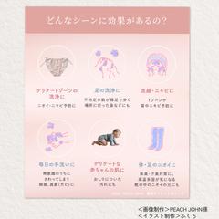 PEACH JOHN様「薬用デリケート泡ソープ」商品画像挿絵
