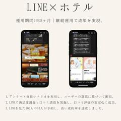 ホテル業LINE運用×SNS連携で予約率18％達成