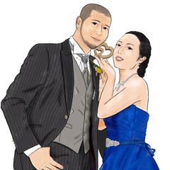 ウエディングセレモニー用イラスト