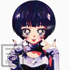 カラコン通販サイト「QUEEN EYES」特集記事イラスト