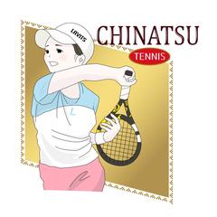 テニスプレイヤーのイラスト