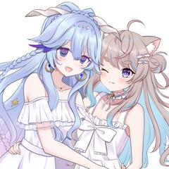 Vtuber夜樹ルチル様と猫入あこ様