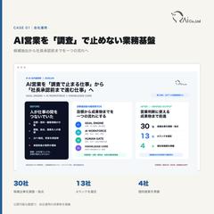 AI営業・案件管理の業務基盤設計