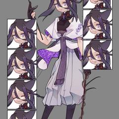 表情差分ありキャラクター立ち絵