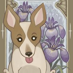 犬のデフォルメイラスト
