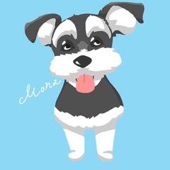 わんちゃんのイラスト見本