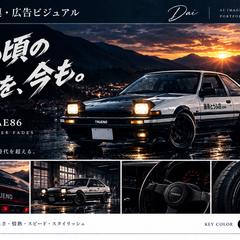 車・商品向け広告ビジュアル制作