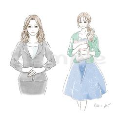 挿絵イメージ　女性