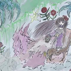 森の奥の洞窟