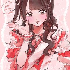 アイドル似顔絵イラスト作例