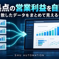 複数拠点の実績をまとめる営業利益集計ツール