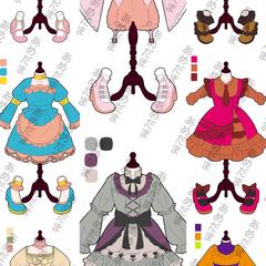 衣装デザイン風イラスト