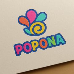 雑貨ブランド「POPONA」ロゴデザイン制作