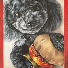ペット似顔絵アート　オーダー