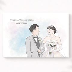 結婚式アフターイラスト