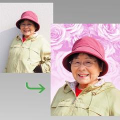 写真加工　遺影写真