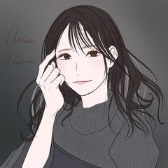 AMOR 有瀬ななさんのステッカー用イラスト