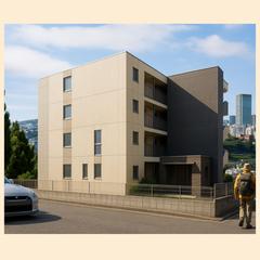 集合住宅パース