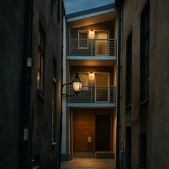 周辺の建物と一体感に欠ける建物イメージ