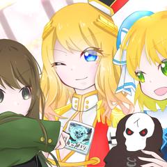 コンパス 3人絵