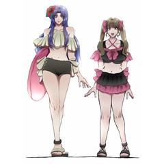 美人系・可愛い系　アニメ塗り