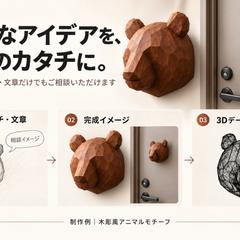 イメージを3Dデータで納品できます