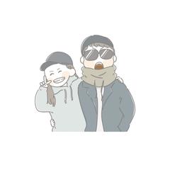 カップルイラスト