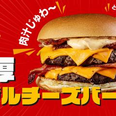 期間限定ハンバーガー広告バナー