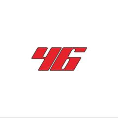 レース用ゼッケンナンバーのデザイン