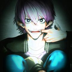 ピンク髪の男の子のイラスト