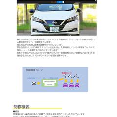 ナンバープレート検出システム(解析AI)