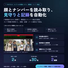 顔認証とナンバー検出で見守り・記録を自動化