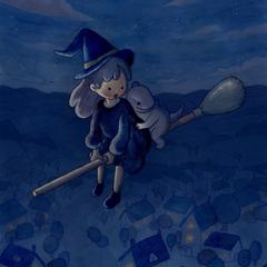 魔女と恐竜の子（コンテスト）