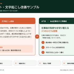 文章の再構成・加筆例|自主制作
