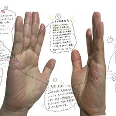 【結婚線】手相鑑定画像例