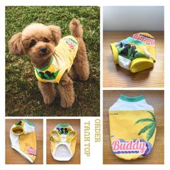 Tシャツからのリメイク犬服