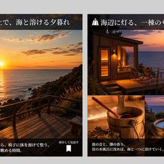 サウナ紹介のインスタ投稿テンプレート