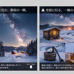 サウナ紹介のインスタ投稿テンプレート