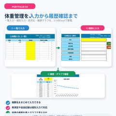 介護施設向け体重管理Excel｜制作実績