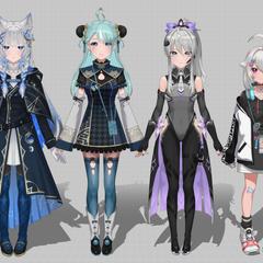 Live2Dモデル_制作例