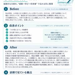 志望理由書の添削サンプル
