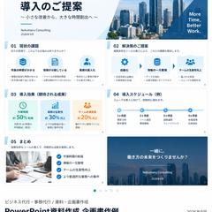 PowerPoint資料作成・企画書作例